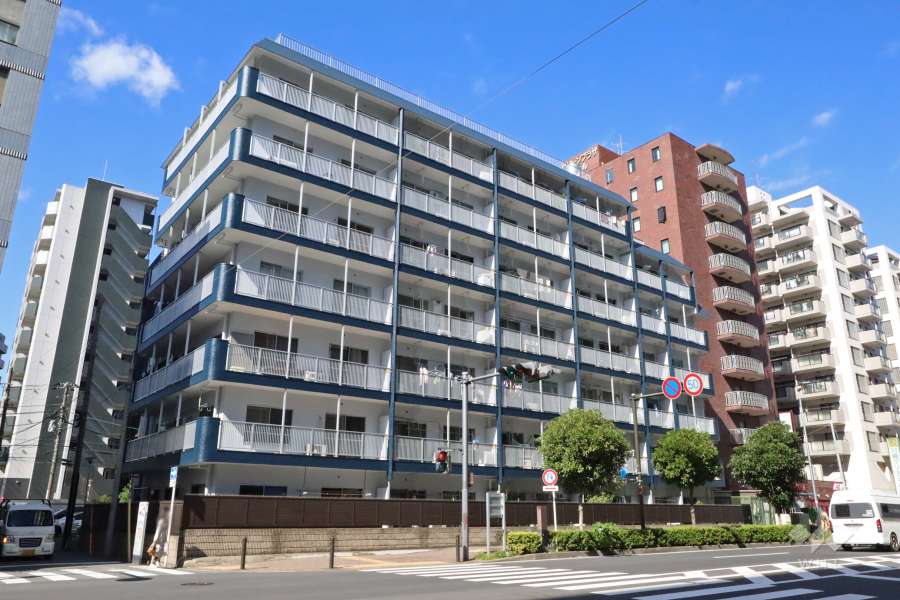 ニックハイム新丸子の外観（南東側から）