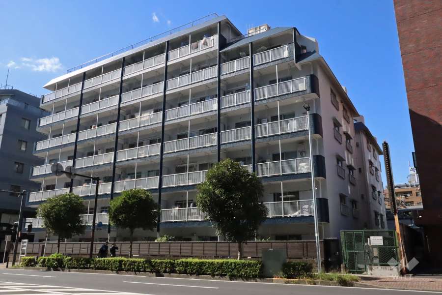 ニックハイム新丸子の外観（北東側から）