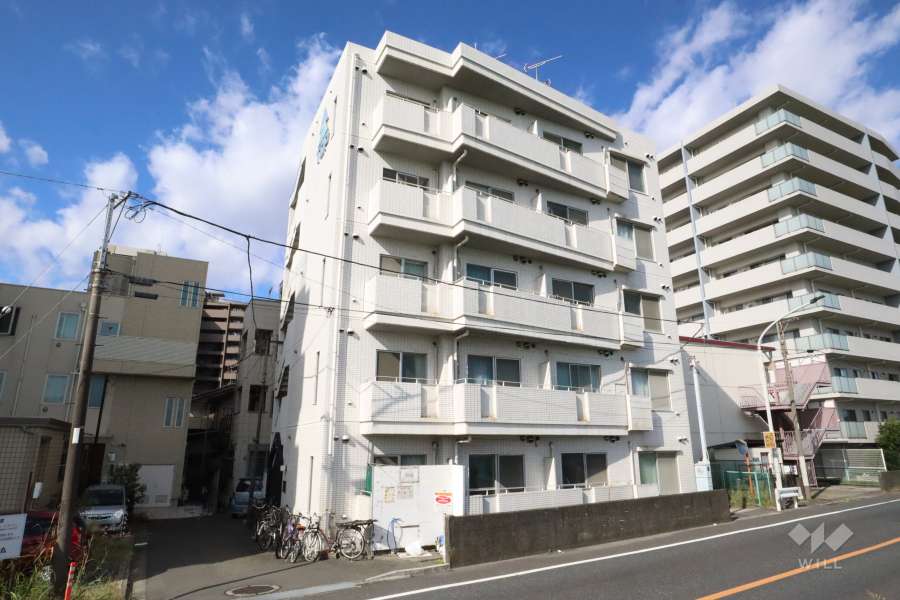 トップ新丸子第4の外観（南東側から）