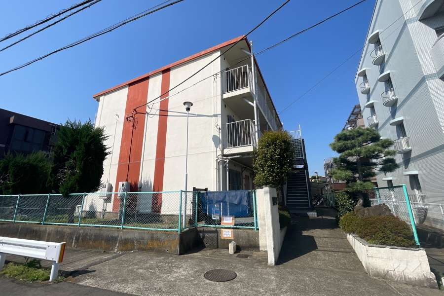 グリーンハイツ小田中の外観（北東側から）