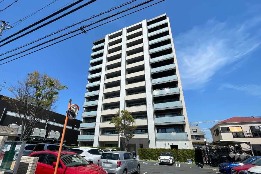 パークホームズ元住吉ブライトプレミアの外観（南側から）