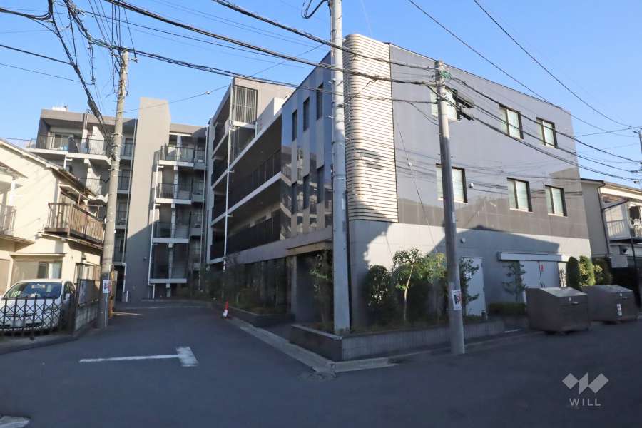 レーベン多摩川ソラテラスの外観(北西側から)　