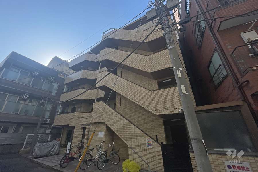 ハイタウン新丸子の外観（北西側から）