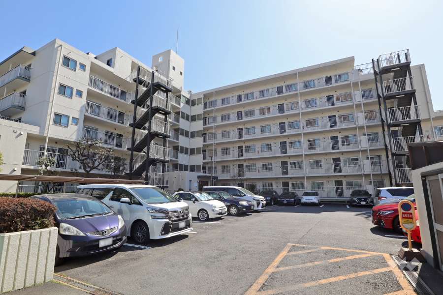 パークサイド武蔵小杉の外観（北側から）