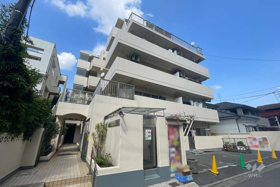 武蔵小杉ダイヤモンドマンションの外観（南西側から）