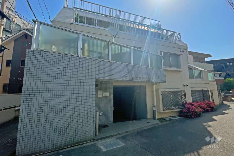 グレイス武蔵小杉の外観（西側から）