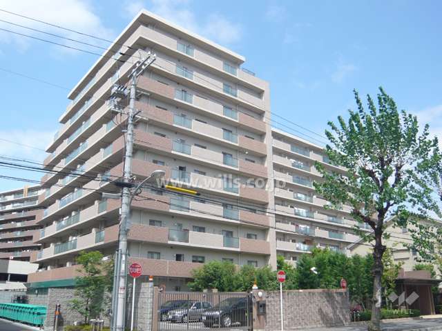 アルス西宮ルシーディアの外観（南東側から）