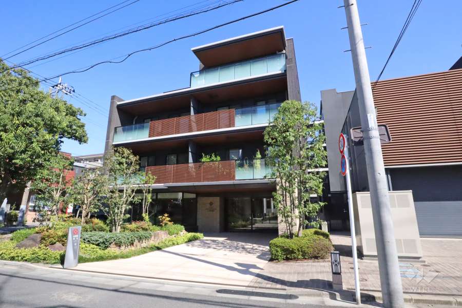 ザレジデンス小杉陣屋町の外観(南西側から)