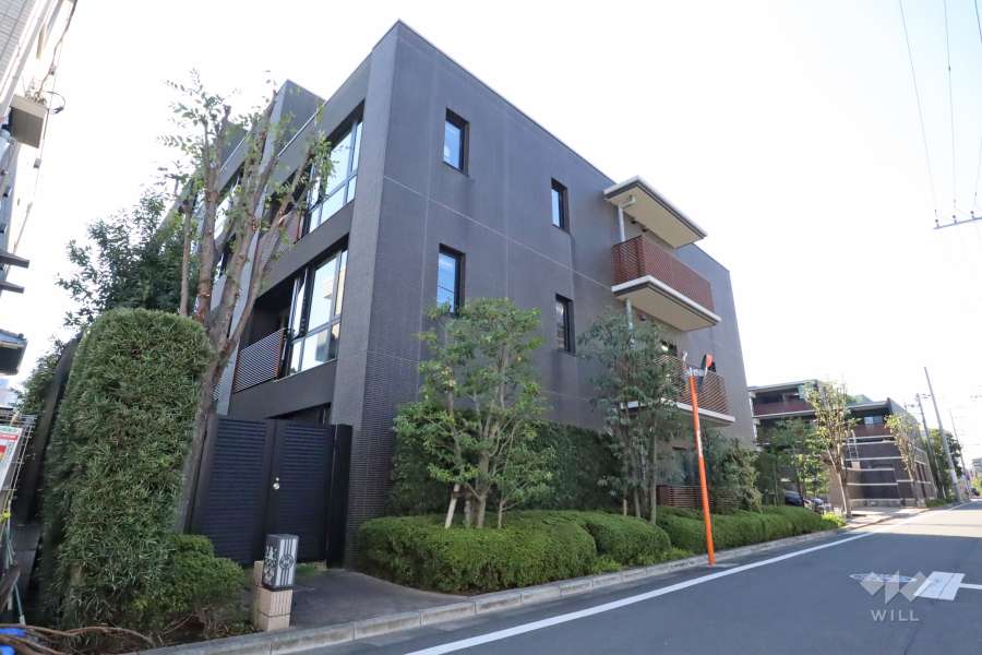 ザレジデンス小杉陣屋町の外観(北東側から)