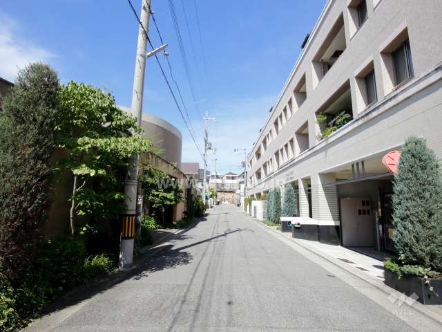 敷地南側の前面道路