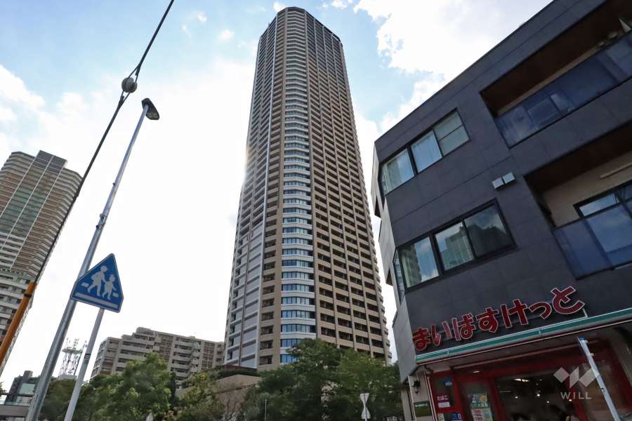 パークシティ武蔵小杉ザガーデンタワーズウエストの外観(北東側から)