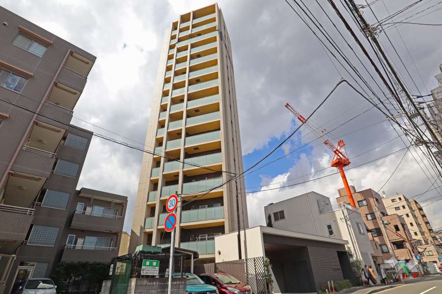 クリオラベルヴィ武蔵小杉の外観（南東側から）