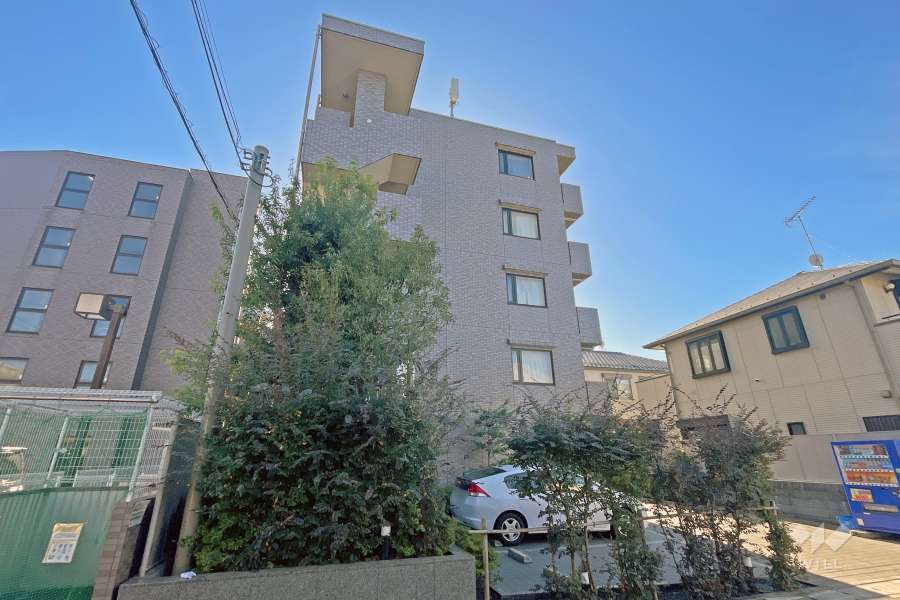 ルーブル武蔵中原弐番館の外観（南西側から）