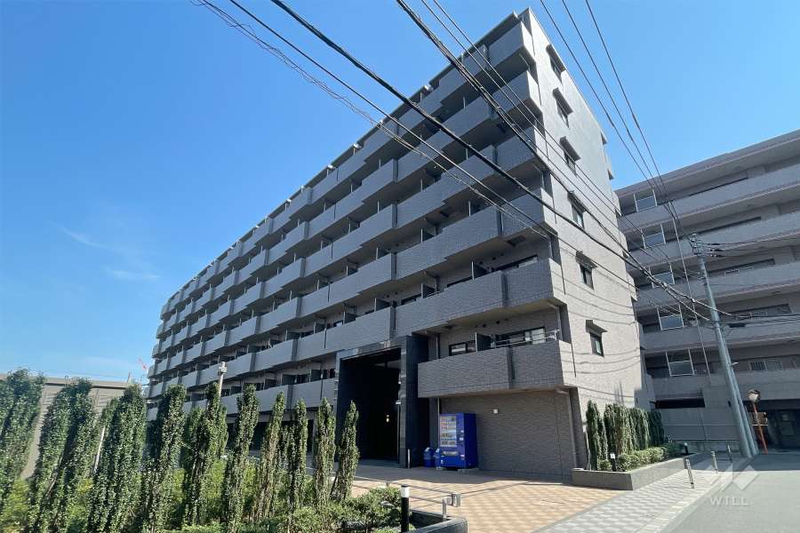 ルーブル武蔵小杉伍番館の外観（北西側から）
