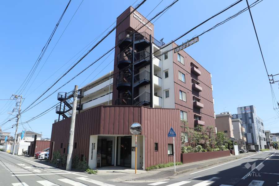 リノア元住吉の外観（北西側から）