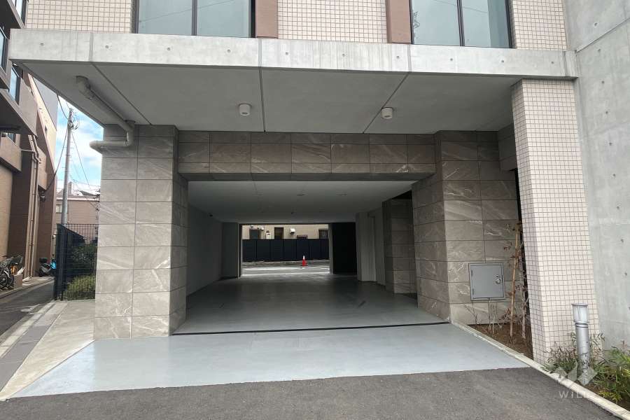 駐車場の出入り口