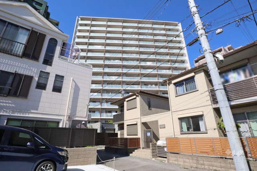 ジオ新丸子の外観(南東側から)