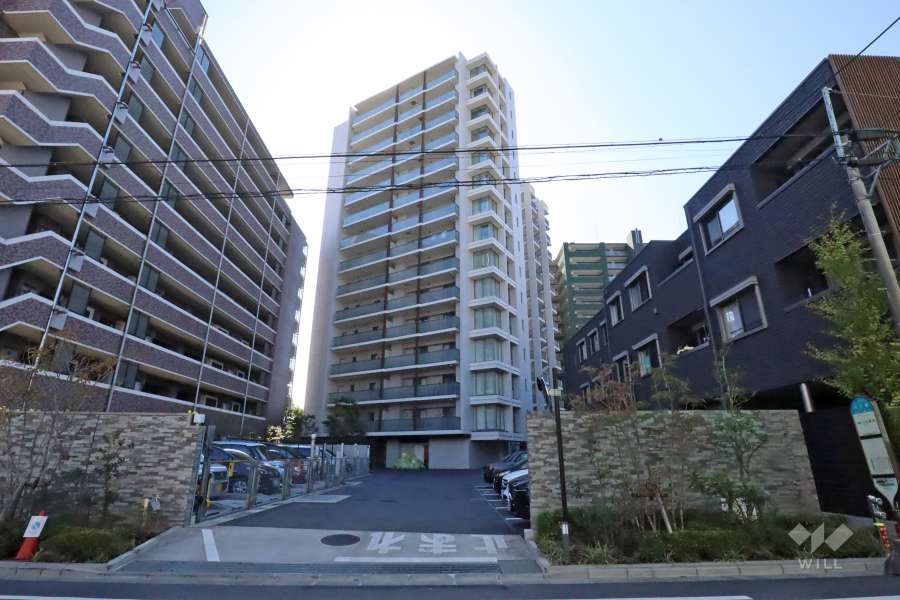 ジオ新丸子の外観(北西側から)