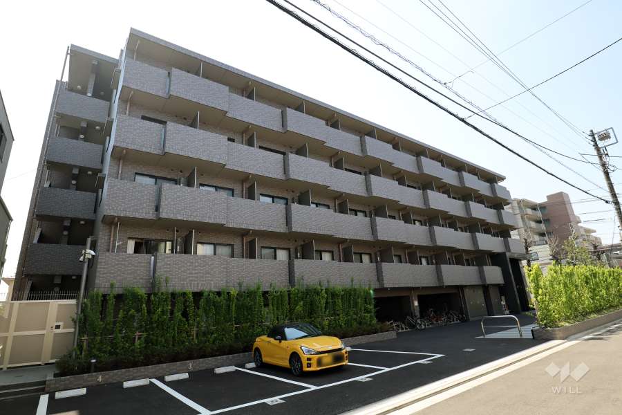 ルーブル川崎中丸子参番館の外観（北東側から）