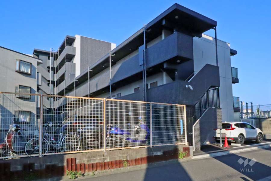 クレヴィスタ武蔵中原の外観（西側から）