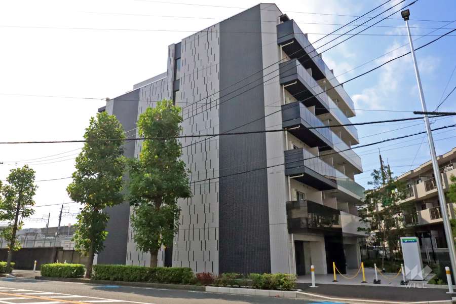 クレヴィスタ武蔵中原の外観（北側から）