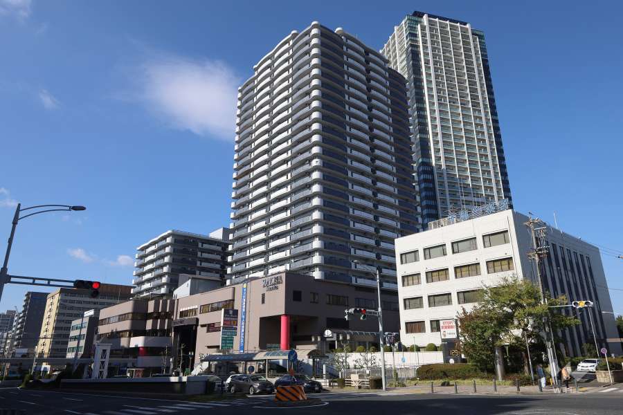 サンクレア池下の外観（南東側から）