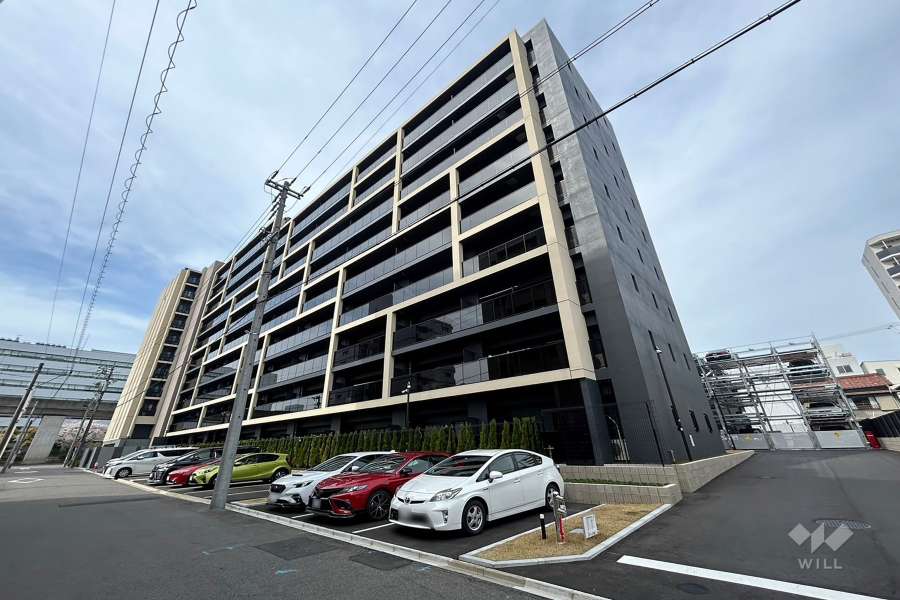 オープンレジデンシアナゴヤドーム前矢田の外観(北東側から)