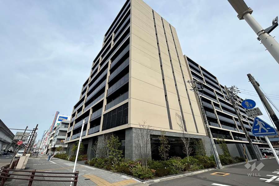 オープンレジデンシアナゴヤドーム前矢田の外観(南東側から)