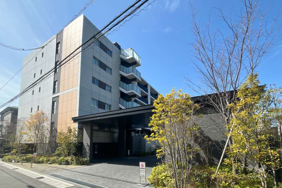 デュオヒルズ藤が丘の外観(北東側から)