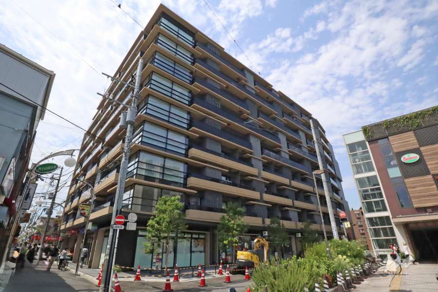 パークホームズ西小山の外観(南側から)