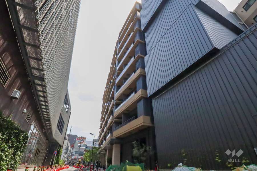 パークホームズ西小山の外観(東側から)