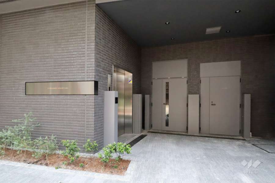 駐輪場の出入り口