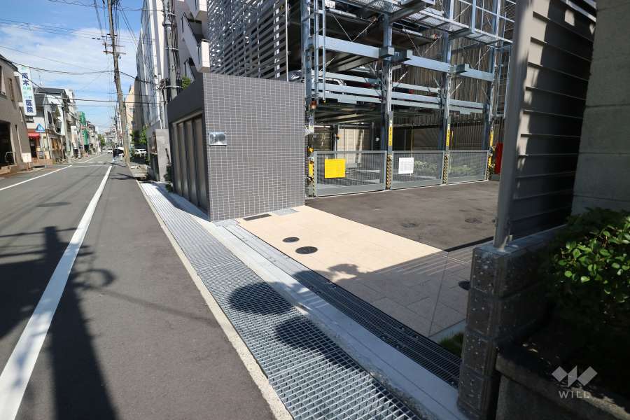 駐車場の出入口