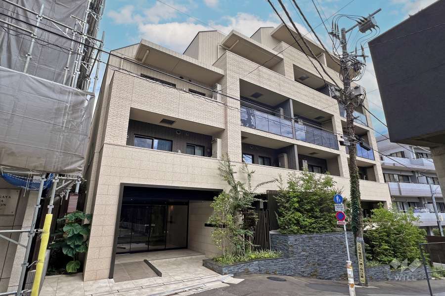 オープンレジデンシア北参道ザハウスの外観（南西側から）