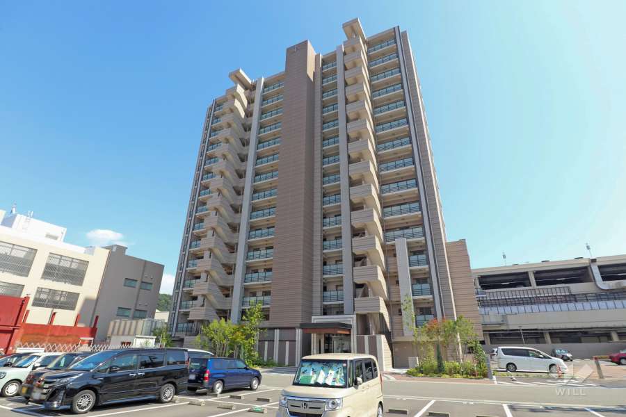クレアホームズキセラ川西の外観（北西側から）