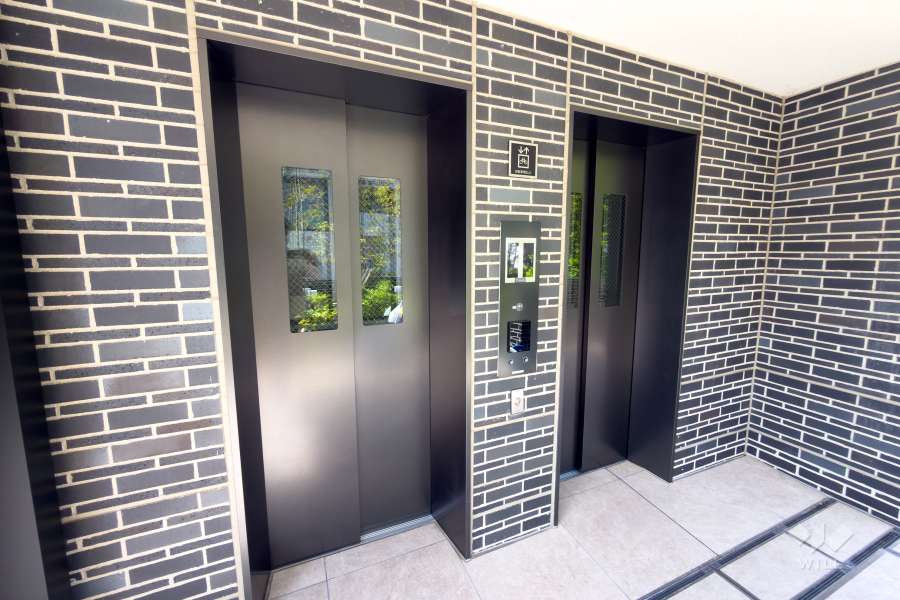 駐輪場の出入口
