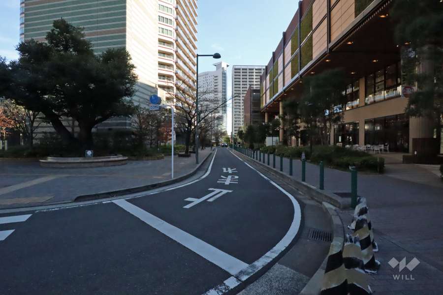 敷地南側の前面道路