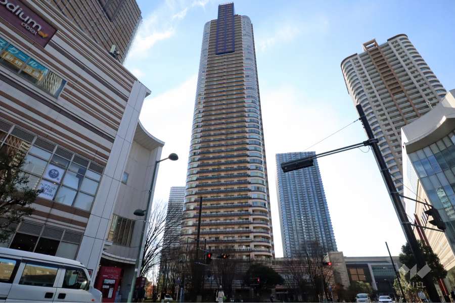 パークシティ武蔵小杉　ミッドスカイタワーの外観(北側から)