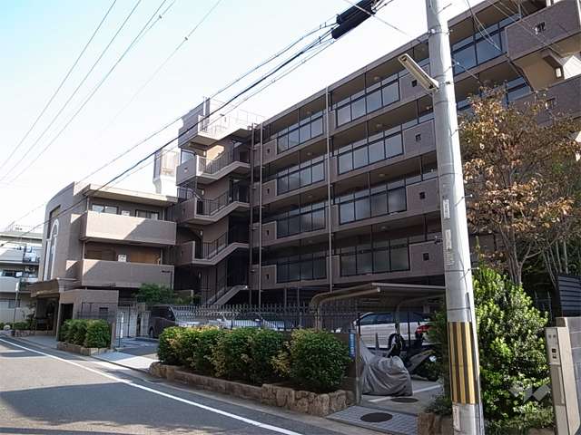 ライオンズマンション芦屋伊勢町弐番館の外観（北西側から）