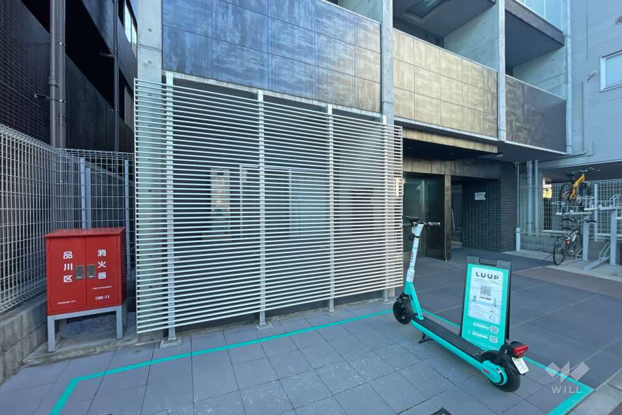 敷地内に設けられたループステーション