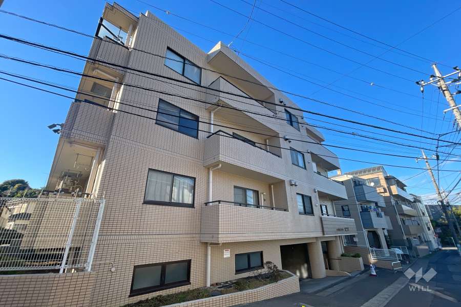 ロイヤルシャトー宮前平の外観（南東側から）