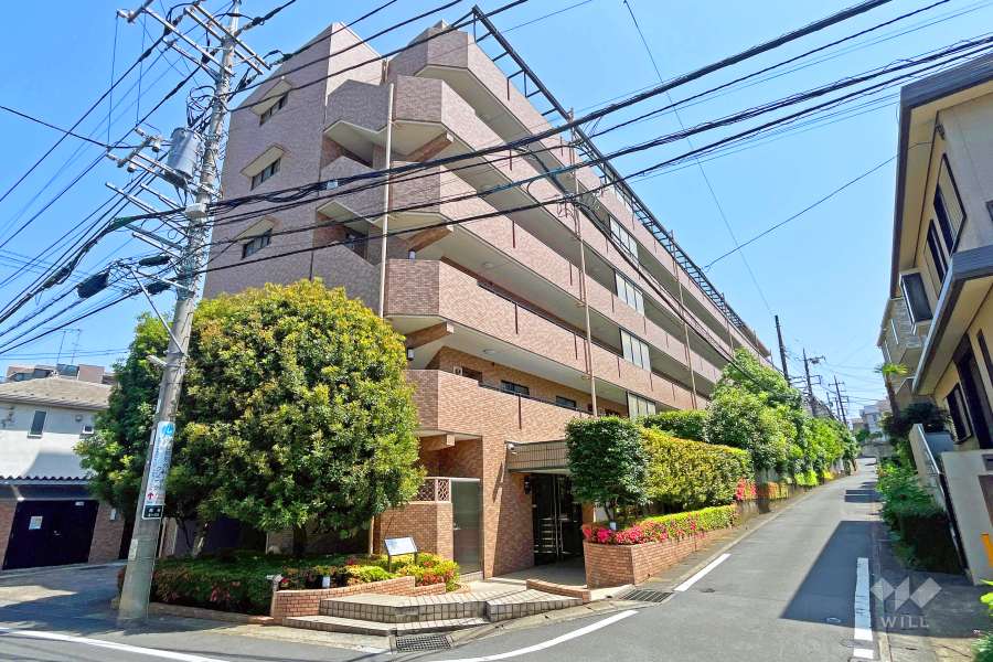 宮崎台南パークホームズの外観（北西側から）