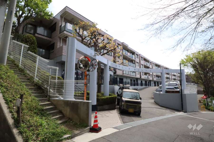 エクレール第２梶ヶ谷の外観（北西側から）