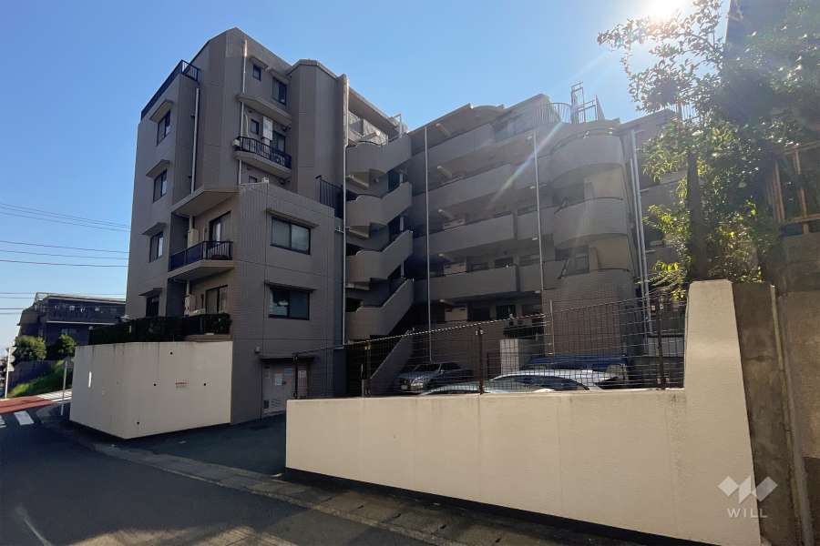 鷺沼小台パークホームズの外観（北西側から）