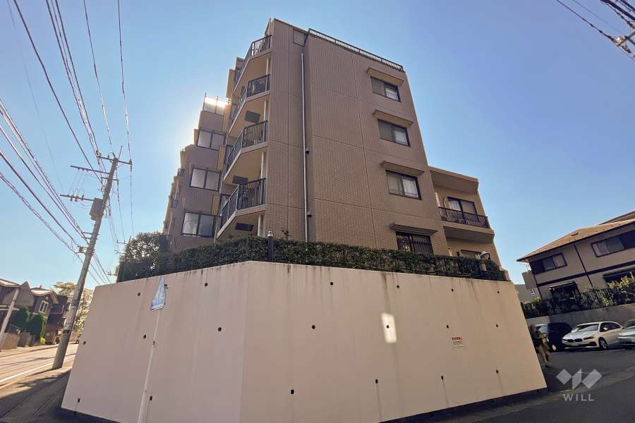 鷺沼小台パークホームズの外観（北側から）