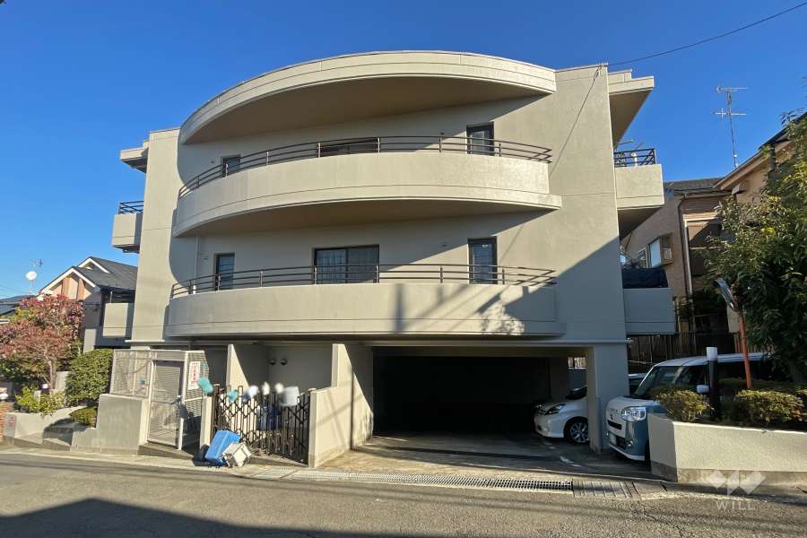 クレドール宮前平の外観（南西側から）