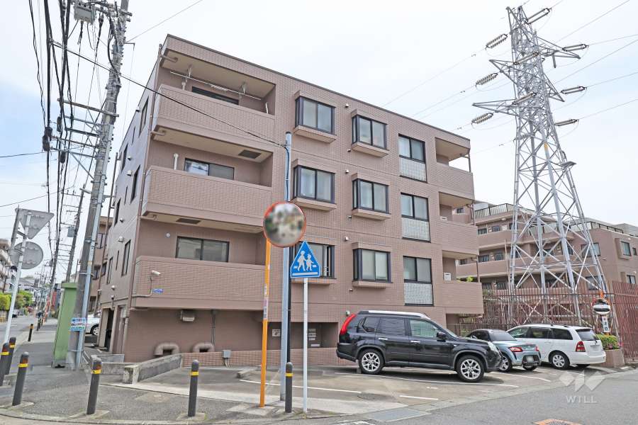 マイキャッスル宮崎台イーストコートの外観(北側から)