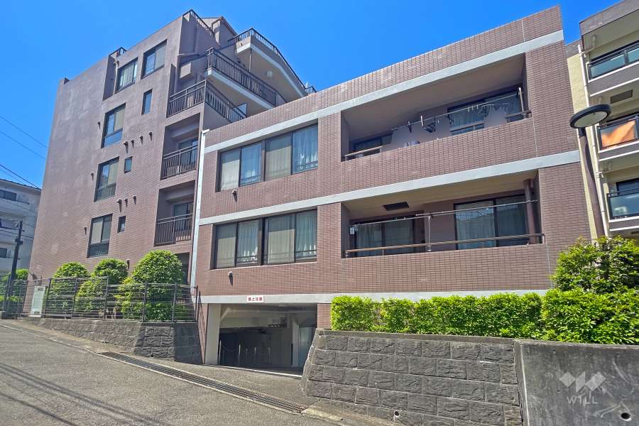 コスモ宮崎台グランデュールの外観（北東側から）