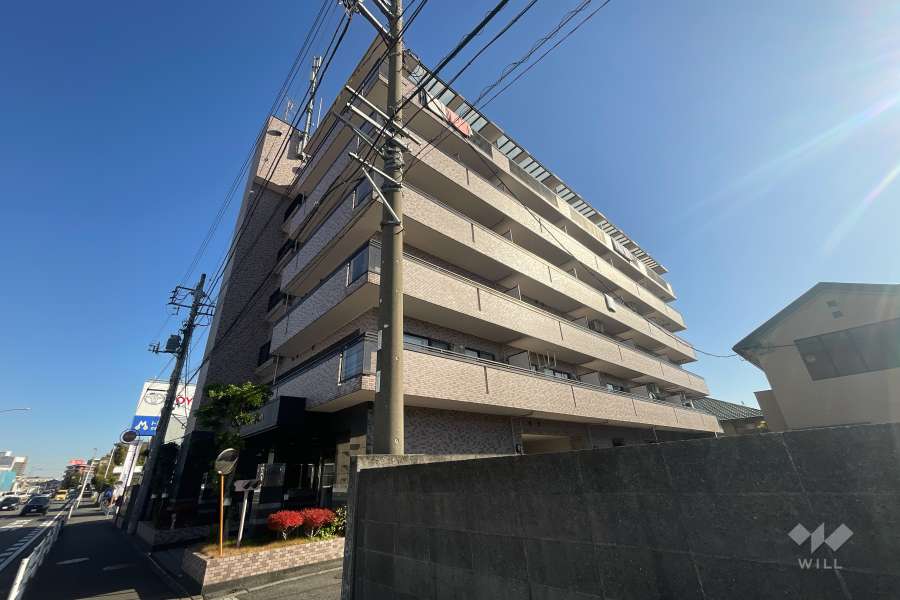 クレッセント鷺沼の外観（南東側から）