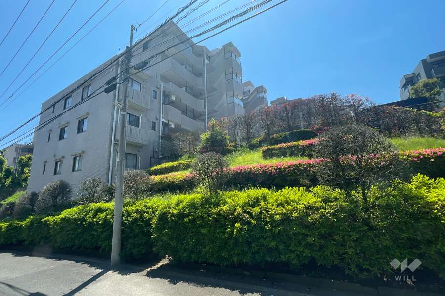 イトーピア鷺沼2の外観（北西側から）　